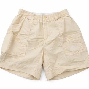 AFTCO Fishing Shorts Mens 34 Yellow M01 Original Fishing Cargo Utility Beach